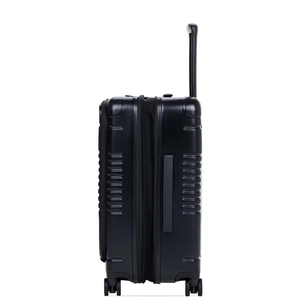 NIB NWT Arlo Skye The Expandable Carry-On Max - Front Pocket, Black